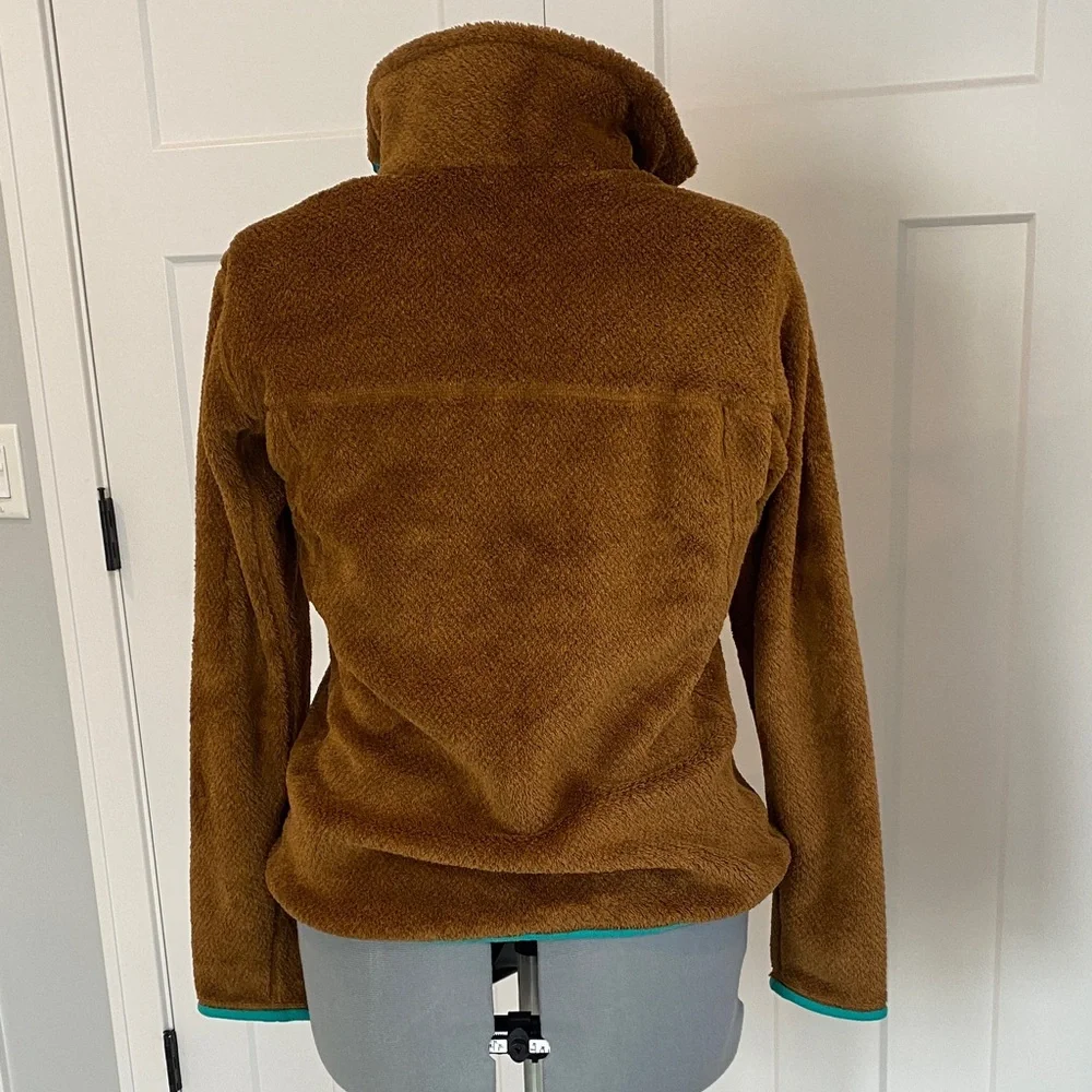 Patagonia Brown Fleece with Teal Trim - Picture 5 of 5